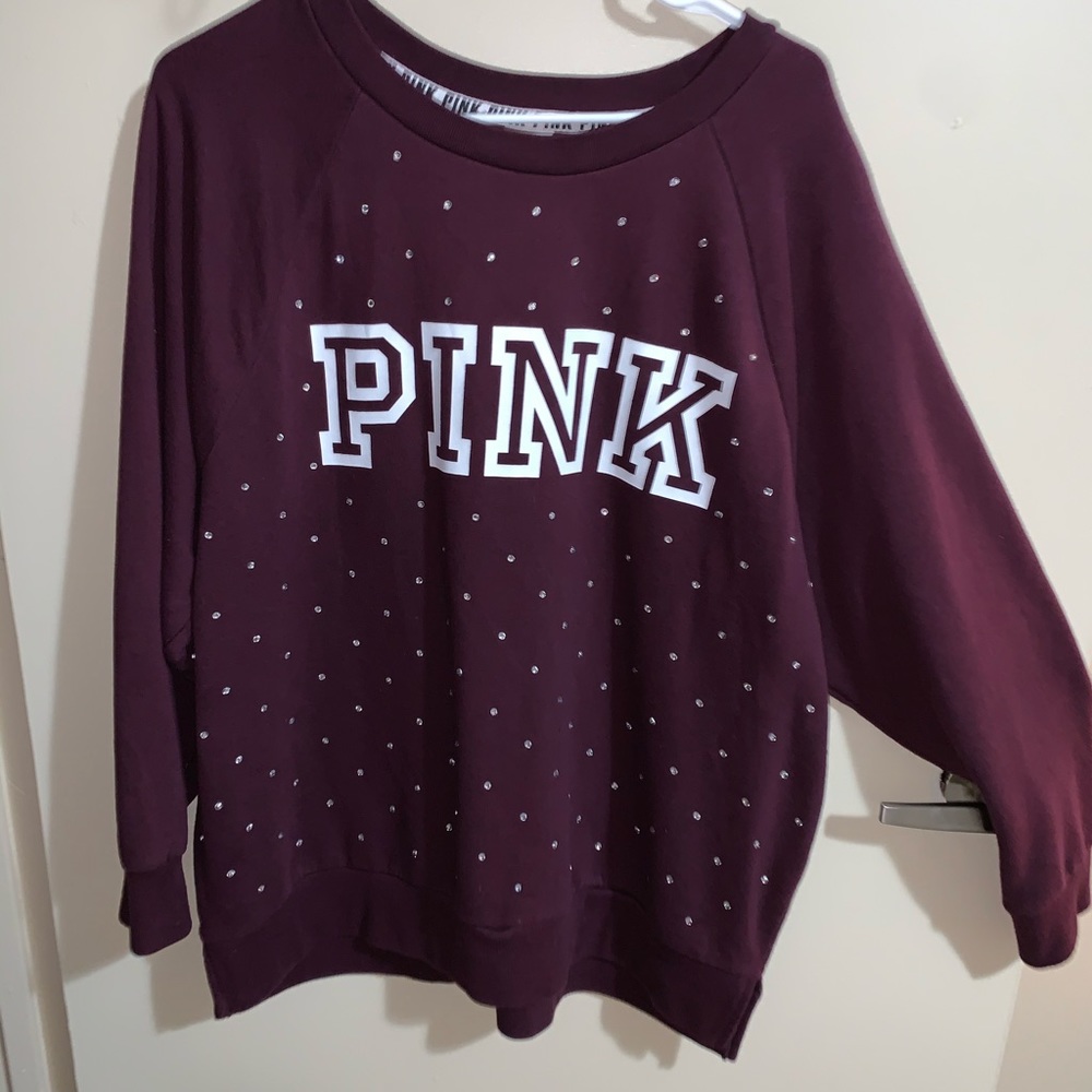 PINK pullover sweatshirt